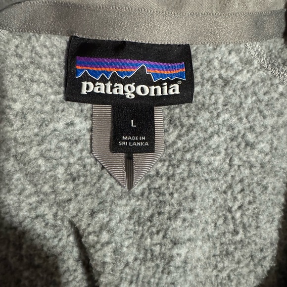 Patagonia Better Sweater Women’s Heather Gray Fleece Quarter-Zip Size L - Picture 5 of 6